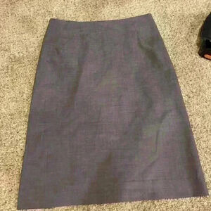 Theory Wool and Spandex Pencil Skirt High Waist Size 8